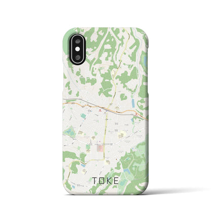 【土気（千葉県）】地図柄iPhoneケース（バックカバータイプ）