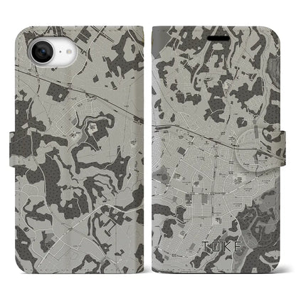 【土気（千葉県）】地図柄iPhoneケース（手帳タイプ）