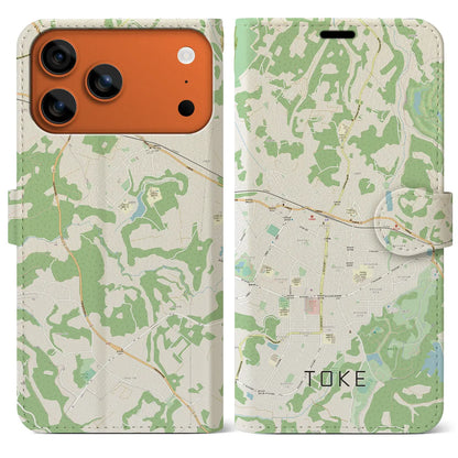 【土気（千葉県）】地図柄iPhoneケース（手帳タイプ）