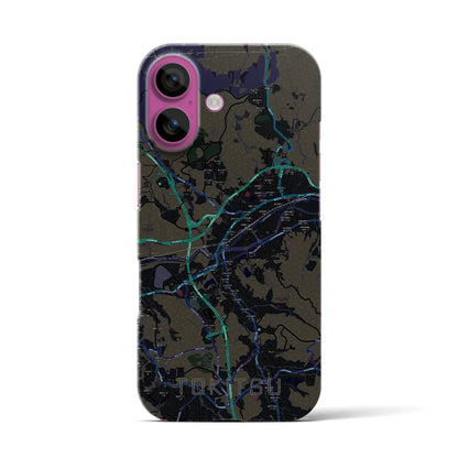 【土岐津（岐阜県）】地図柄iPhoneケース（バックカバータイプ）