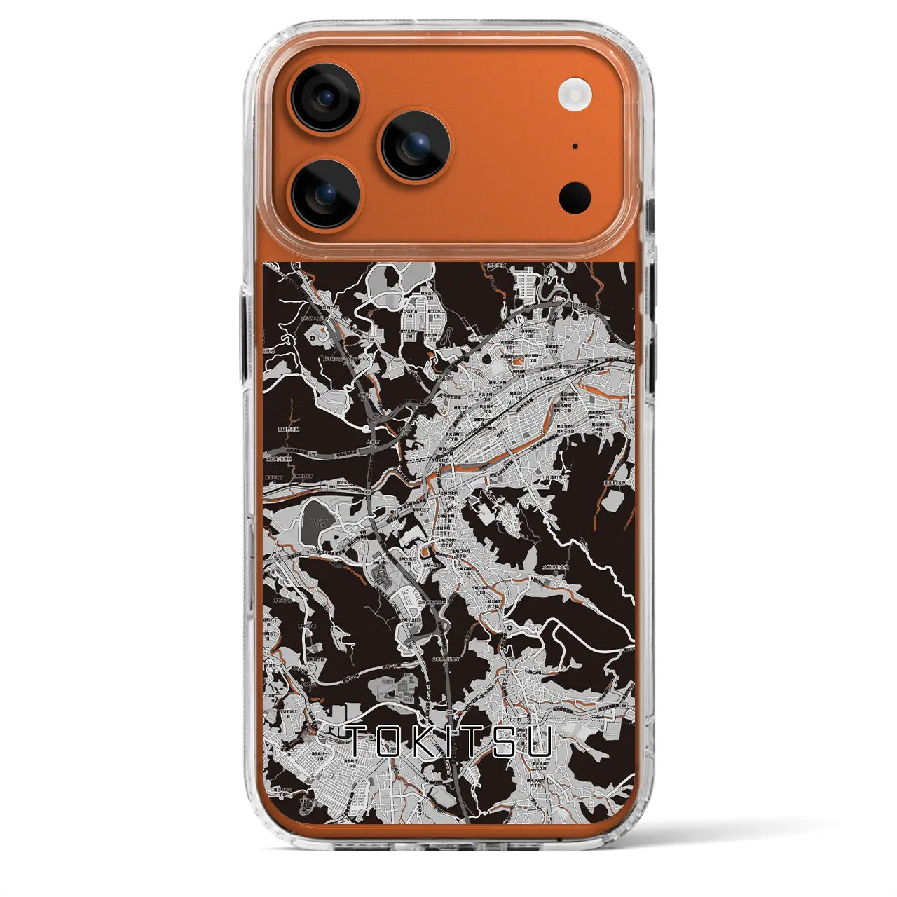 【土岐津（岐阜県）】地図柄iPhoneケース（MagSafeタイプ）