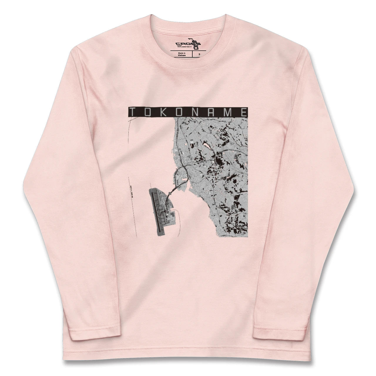 【常滑（愛知県）】地図柄ロングスリーブTシャツ