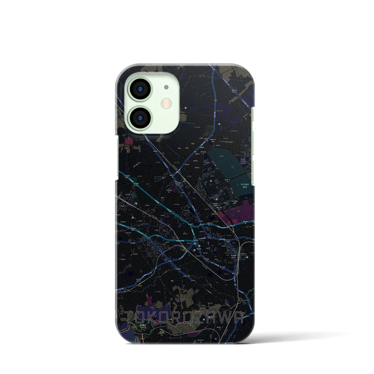 【所沢2（埼玉県）】地図柄iPhoneケース（バックカバータイプ）
