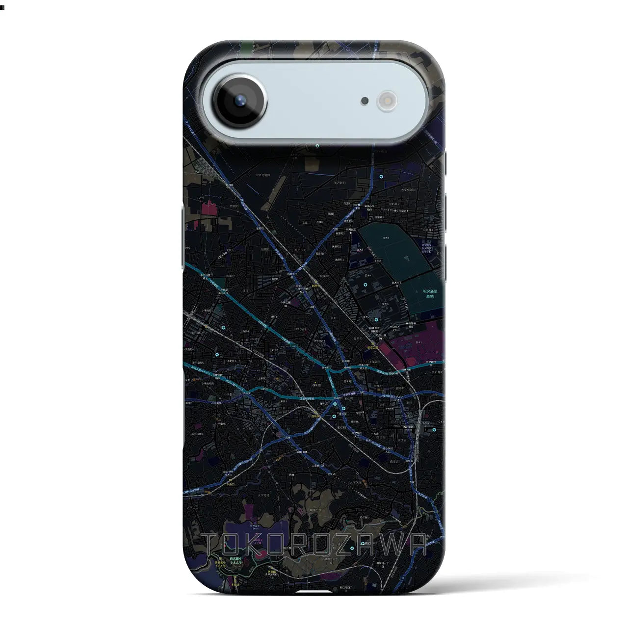 【所沢2（埼玉県）】地図柄iPhoneケース（バックカバータイプ）