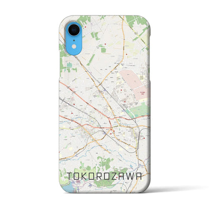 【所沢2（埼玉県）】地図柄iPhoneケース（バックカバータイプ）