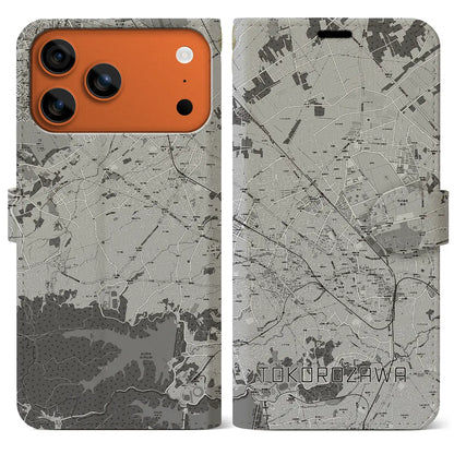 【所沢2（埼玉県）】地図柄iPhoneケース（手帳タイプ）