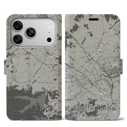 【所沢2（埼玉県）】地図柄iPhoneケース（手帳タイプ）