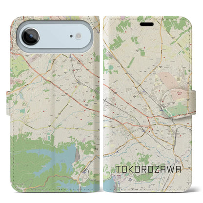 【所沢2（埼玉県）】地図柄iPhoneケース（手帳タイプ）