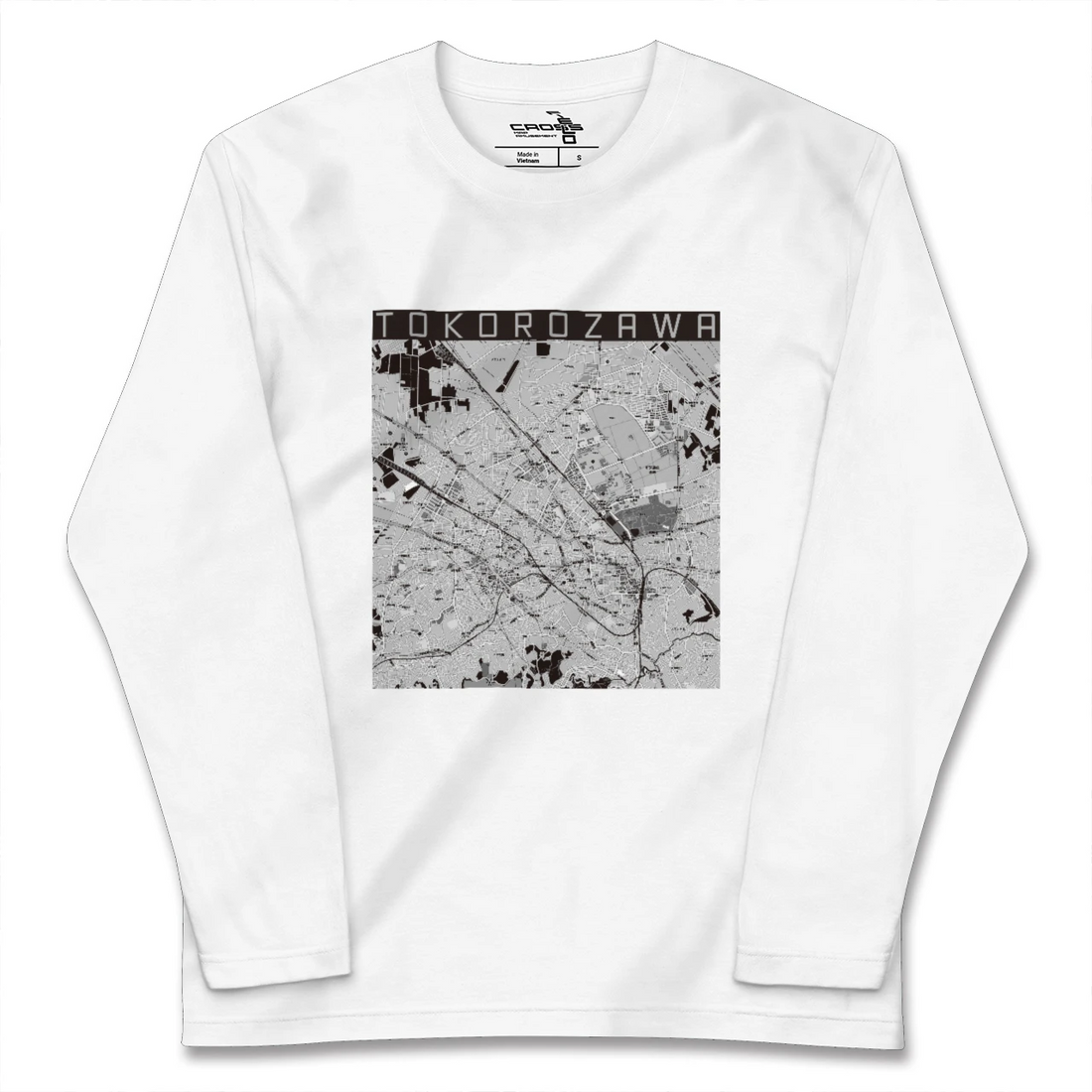 【所沢2(埼玉県)】地図柄ロングスリーブTシャツ