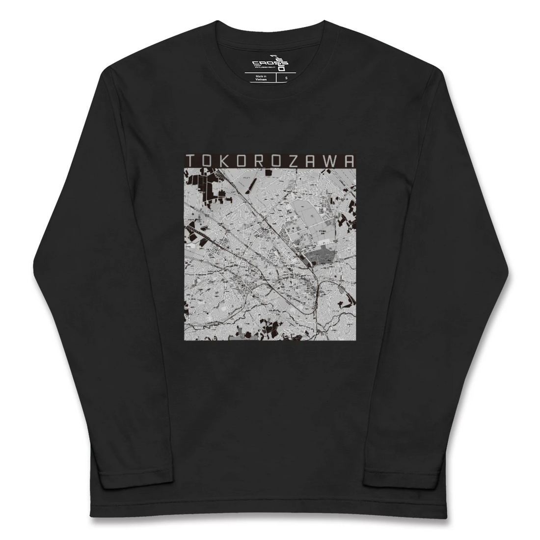 【所沢2（埼玉県）】地図柄ロングスリーブTシャツ
