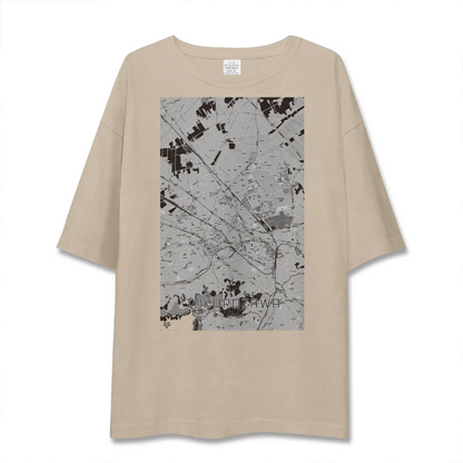 【所沢2（埼玉県）】地図柄ビッグシルエットTシャツ