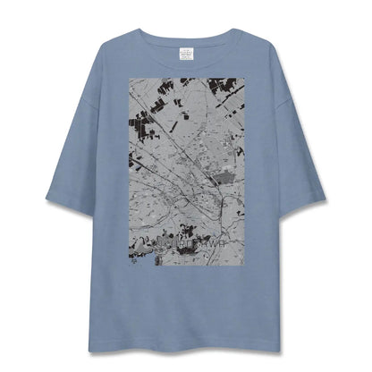 【所沢2（埼玉県）】地図柄ビッグシルエットTシャツ