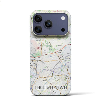 【所沢3（埼玉県）】地図柄iPhoneケース（バックカバータイプ）