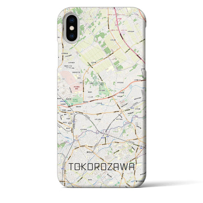 【所沢3（埼玉県）】地図柄iPhoneケース（バックカバータイプ）