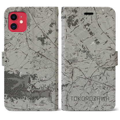 【所沢3（埼玉県）】地図柄iPhoneケース（手帳タイプ）