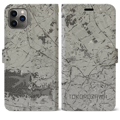 【所沢3（埼玉県）】地図柄iPhoneケース（手帳タイプ）