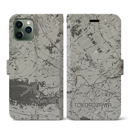 【所沢3（埼玉県）】地図柄iPhoneケース（手帳タイプ）