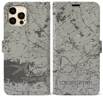 【所沢3（埼玉県）】地図柄iPhoneケース（手帳タイプ）