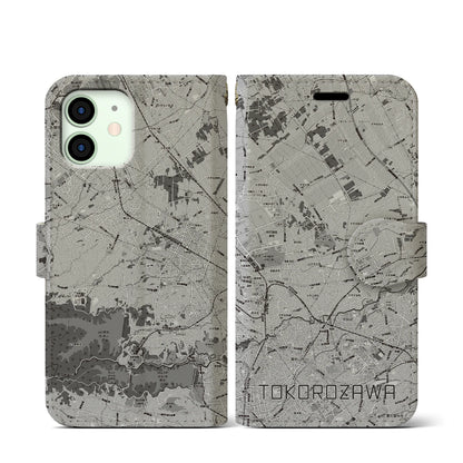 【所沢3（埼玉県）】地図柄iPhoneケース（手帳タイプ）