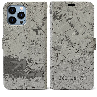 【所沢3（埼玉県）】地図柄iPhoneケース（手帳タイプ）