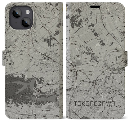 【所沢3（埼玉県）】地図柄iPhoneケース（手帳タイプ）