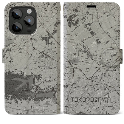 【所沢3（埼玉県）】地図柄iPhoneケース（手帳タイプ）