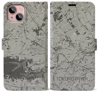 【所沢3（埼玉県）】地図柄iPhoneケース（手帳タイプ）