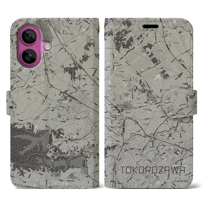 【所沢3（埼玉県）】地図柄iPhoneケース（手帳タイプ）