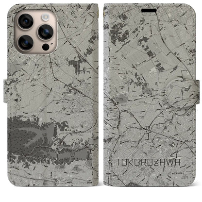 【所沢3（埼玉県）】地図柄iPhoneケース（手帳タイプ）