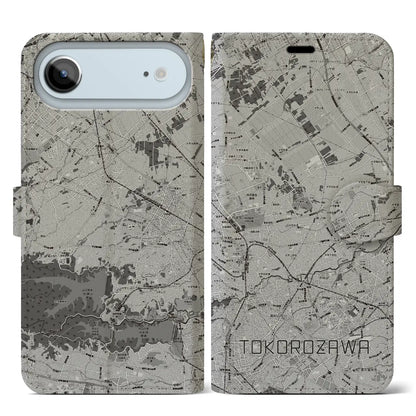 【所沢3（埼玉県）】地図柄iPhoneケース（手帳タイプ）