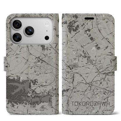 【所沢3（埼玉県）】地図柄iPhoneケース（手帳タイプ）