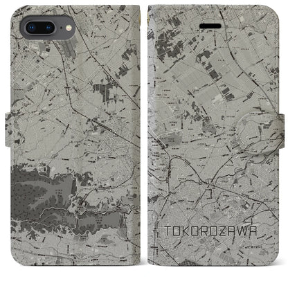 【所沢3（埼玉県）】地図柄iPhoneケース（手帳タイプ）