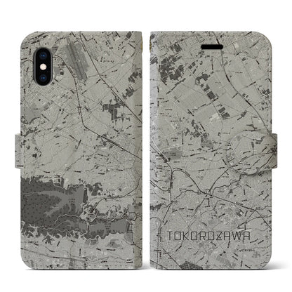 【所沢3（埼玉県）】地図柄iPhoneケース（手帳タイプ）