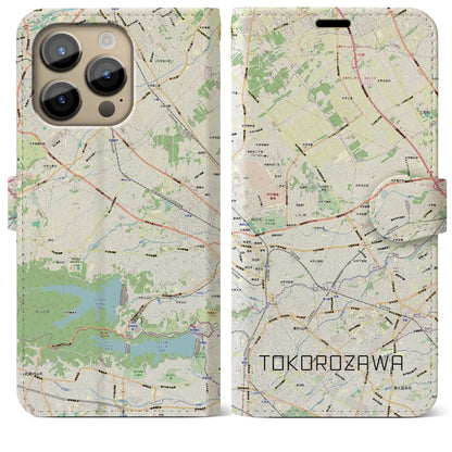 【所沢3（埼玉県）】地図柄iPhoneケース（手帳タイプ）