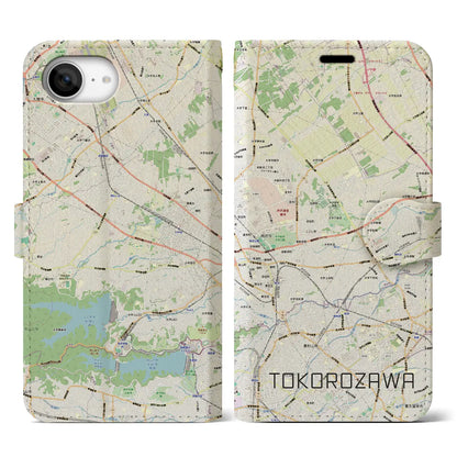 【所沢3（埼玉県）】地図柄iPhoneケース（手帳タイプ）