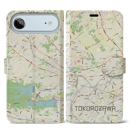 【所沢3（埼玉県）】地図柄iPhoneケース（手帳タイプ）