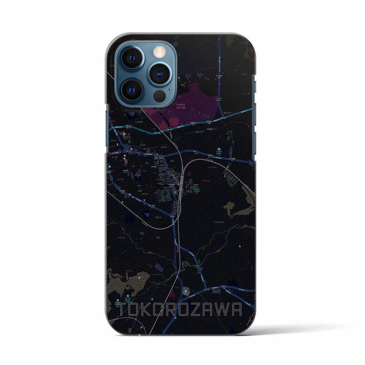 【所沢（埼玉県）】地図柄iPhoneケース（バックカバータイプ）