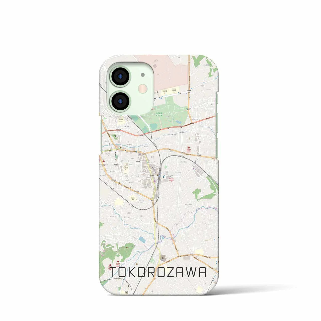 【所沢（埼玉県）】地図柄iPhoneケース（バックカバータイプ）