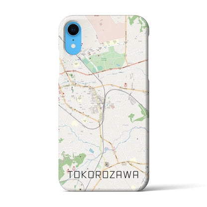 【所沢（埼玉県）】地図柄iPhoneケース（バックカバータイプ）