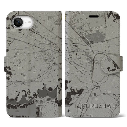 【所沢（埼玉県）】地図柄iPhoneケース（手帳タイプ）