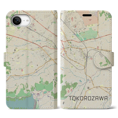 【所沢（埼玉県）】地図柄iPhoneケース（手帳タイプ）