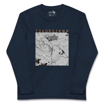 【所沢（埼玉県）】地図柄ロングスリーブTシャツ