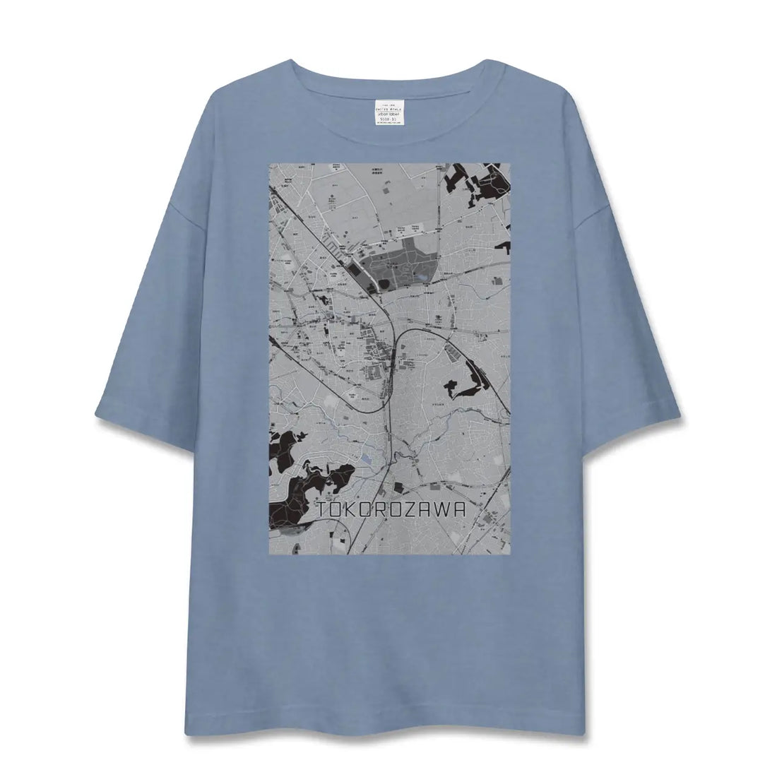 【所沢（埼玉県）】地図柄ビッグシルエットTシャツ