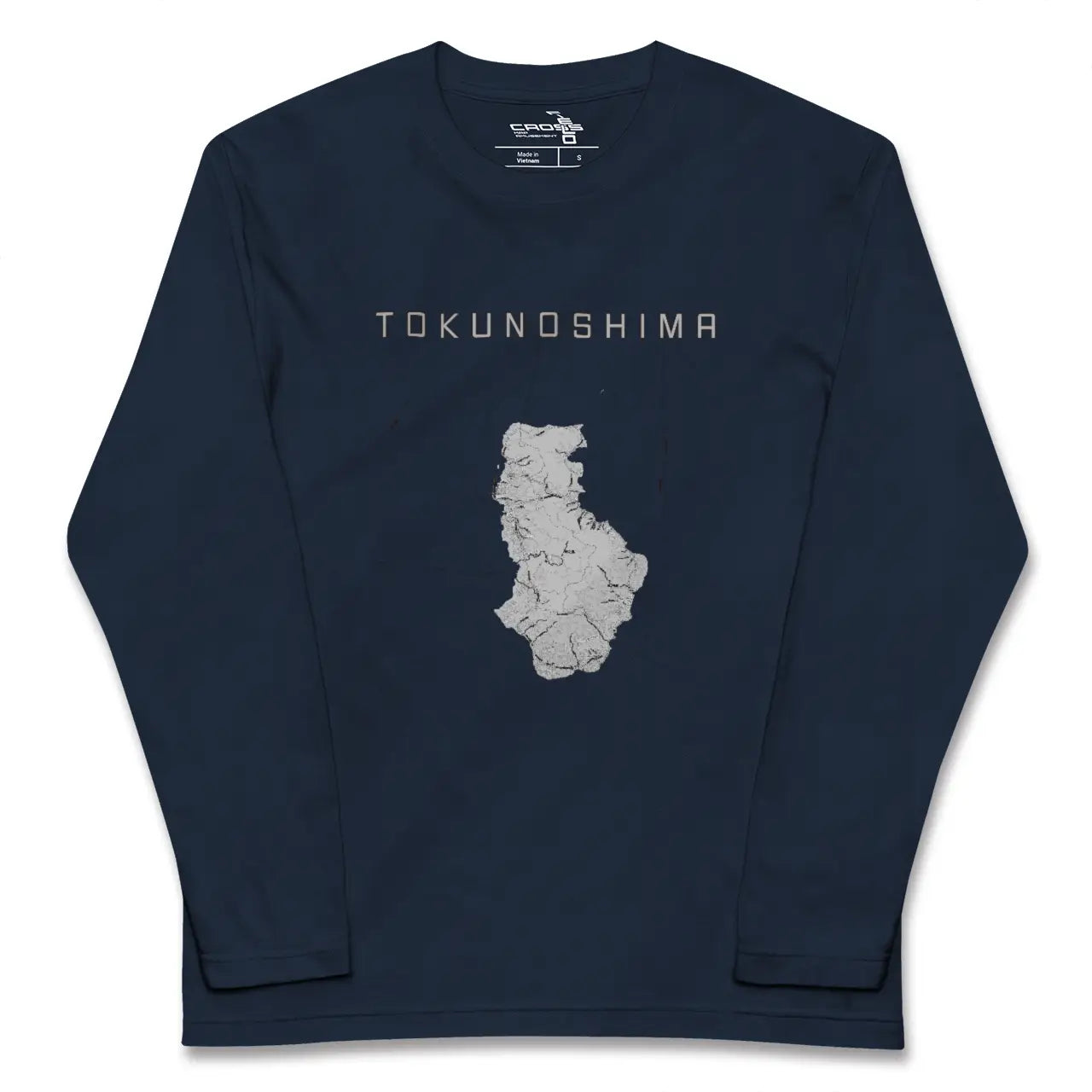 【徳之島（鹿児島県）】地図柄ロングスリーブTシャツ