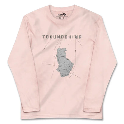 【徳之島（鹿児島県）】地図柄ロングスリーブTシャツ