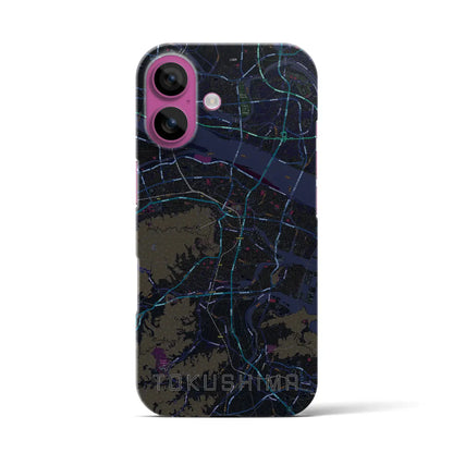 【徳島（徳島県）】地図柄iPhoneケース（バックカバータイプ）