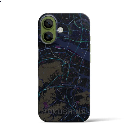 【徳島（徳島県）】地図柄iPhoneケース（バックカバータイプ）