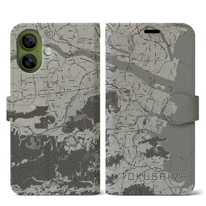 【徳島（徳島県）】地図柄iPhoneケース（手帳タイプ）