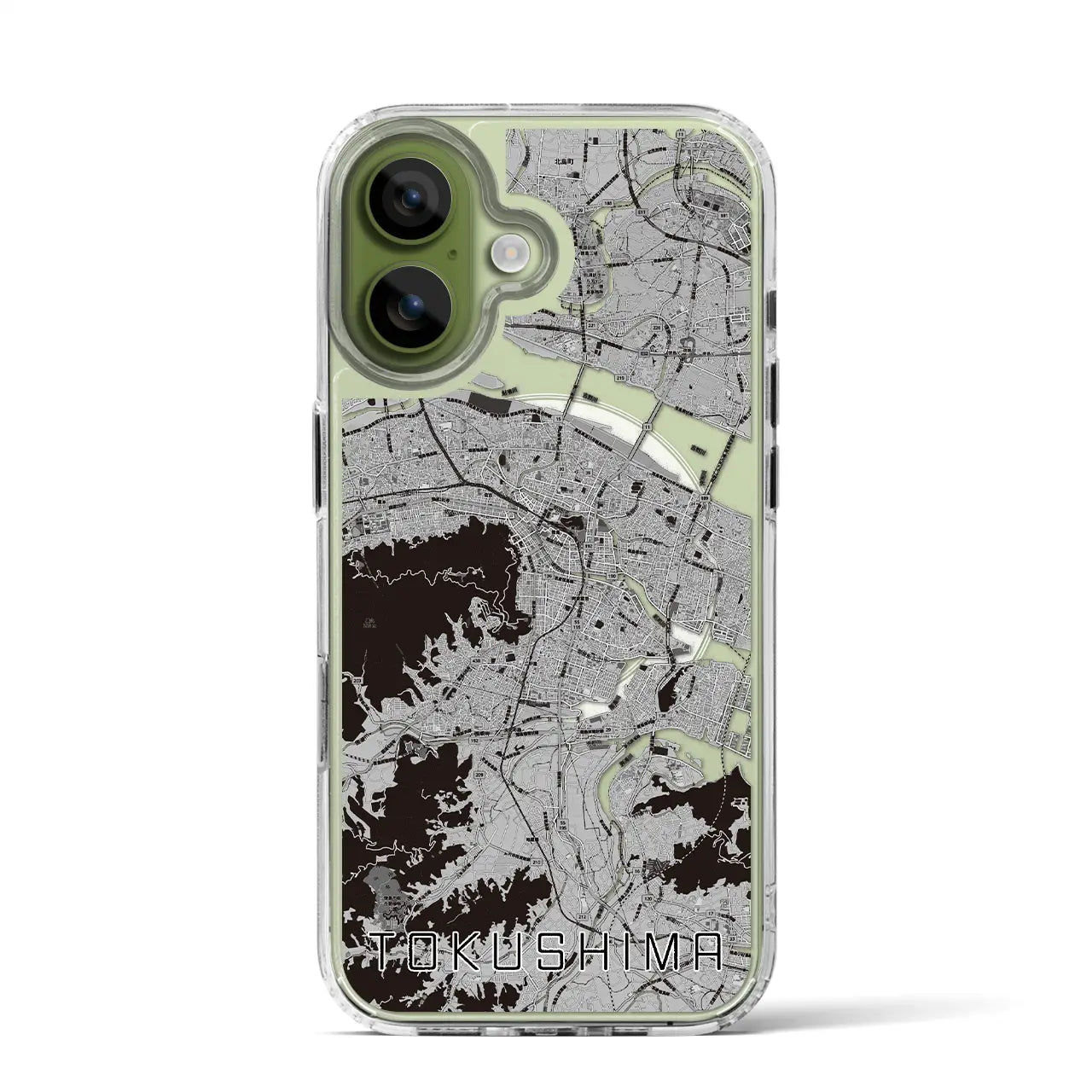 【徳島（徳島県）】地図柄iPhoneケース（MagSafeタイプ）