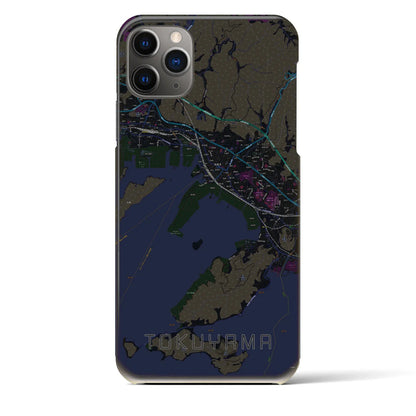 【徳山（山口県）】地図柄iPhoneケース（バックカバータイプ）